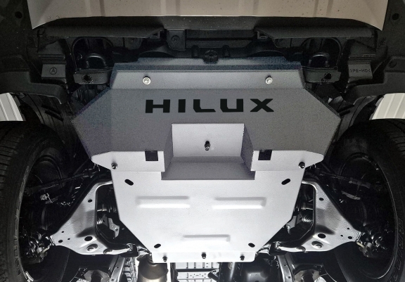 Aluminum skid plate for Toyota Hilux