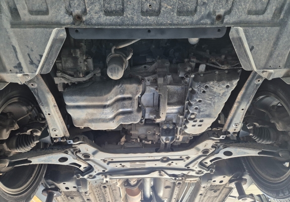 Aluminum skid plate for Mitsubishi Eclipse Cross
