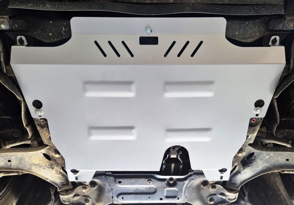 Aluminum skid plate for Volvo V70