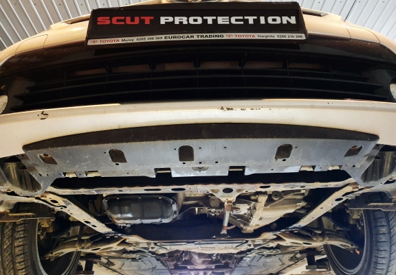 Aluminum skid plate for Toyota Auris
