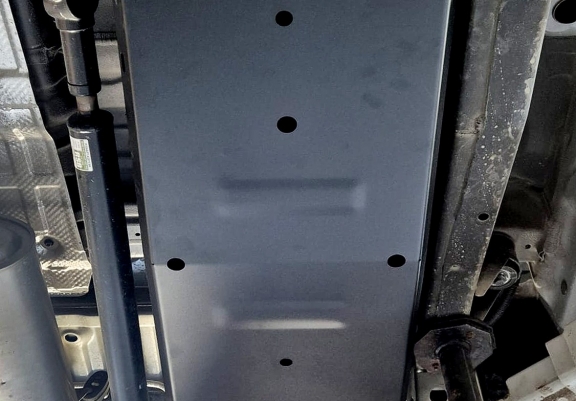 Steel fuel tank skid plate  for Ssangyong Musso Grand