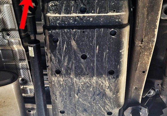 Steel fuel tank skid plate  for Ssangyong Musso Grand