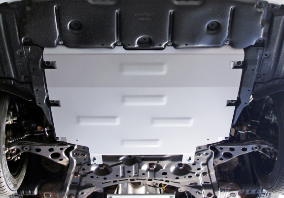 Aluminum skid plate for Toyota Corolla
