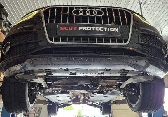 Steel skid plate for Audi Q2