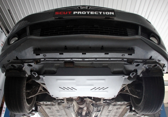 Steel skid plate for the protection of the engine and the gearbox for Honda Accord