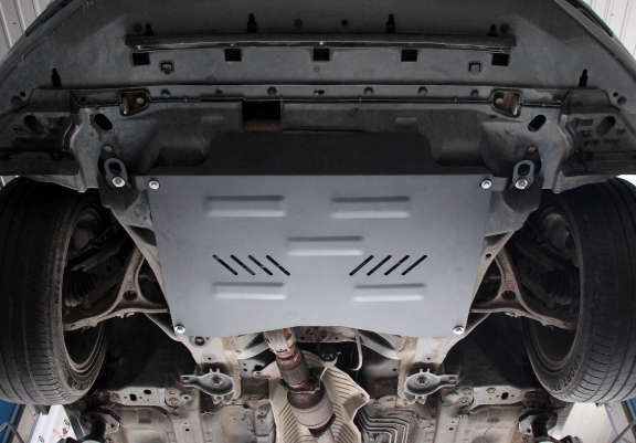 Steel skid plate for the protection of the engine and the gearbox for Honda Accord